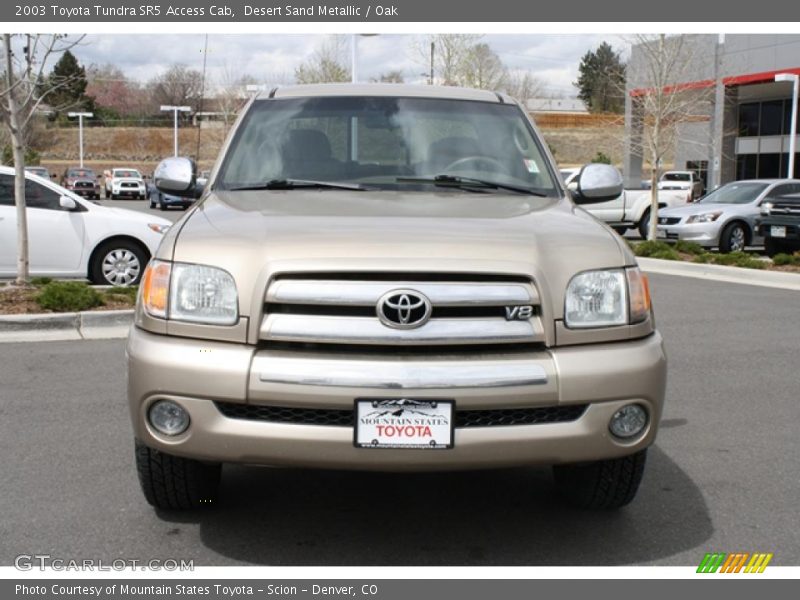 Desert Sand Metallic / Oak 2003 Toyota Tundra SR5 Access Cab