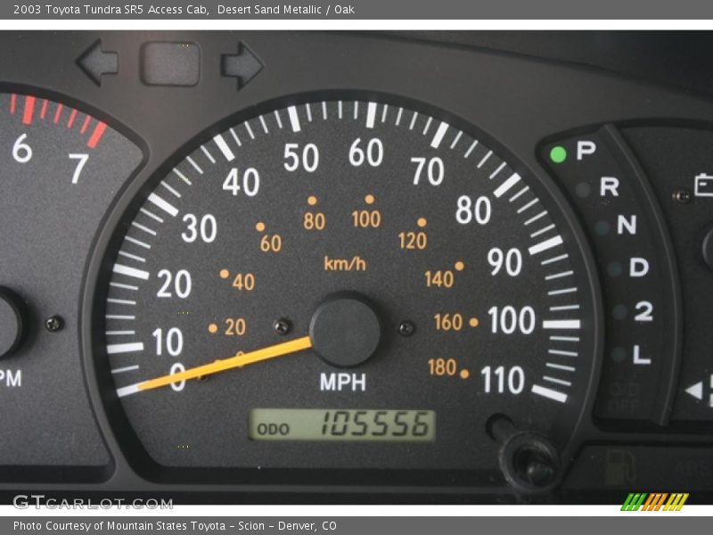 Desert Sand Metallic / Oak 2003 Toyota Tundra SR5 Access Cab