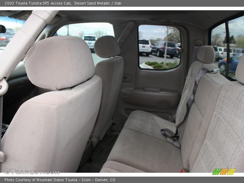  2003 Tundra SR5 Access Cab Oak Interior