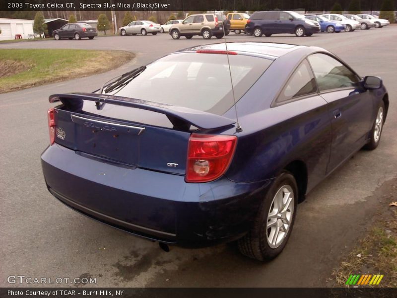 Spectra Blue Mica / Black/Silver 2003 Toyota Celica GT
