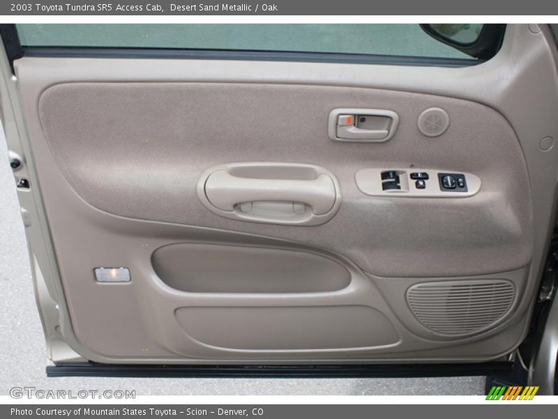 Door Panel of 2003 Tundra SR5 Access Cab