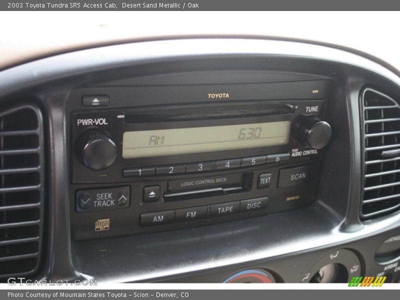 Desert Sand Metallic / Oak 2003 Toyota Tundra SR5 Access Cab