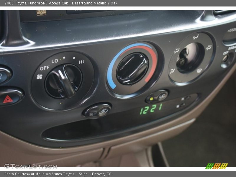 Desert Sand Metallic / Oak 2003 Toyota Tundra SR5 Access Cab
