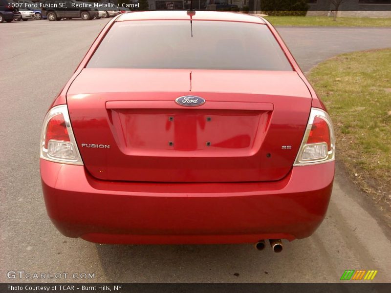 Redfire Metallic / Camel 2007 Ford Fusion SE