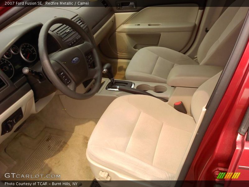 Redfire Metallic / Camel 2007 Ford Fusion SE