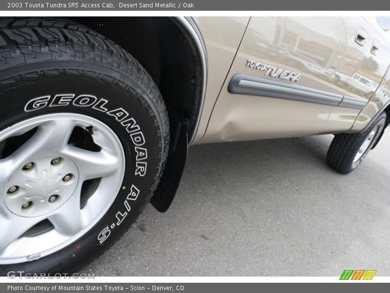 Desert Sand Metallic / Oak 2003 Toyota Tundra SR5 Access Cab