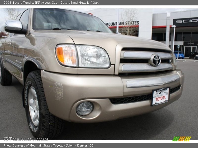 Desert Sand Metallic / Oak 2003 Toyota Tundra SR5 Access Cab
