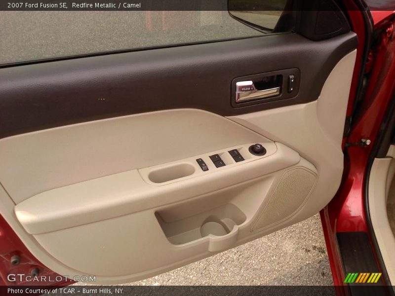 Redfire Metallic / Camel 2007 Ford Fusion SE