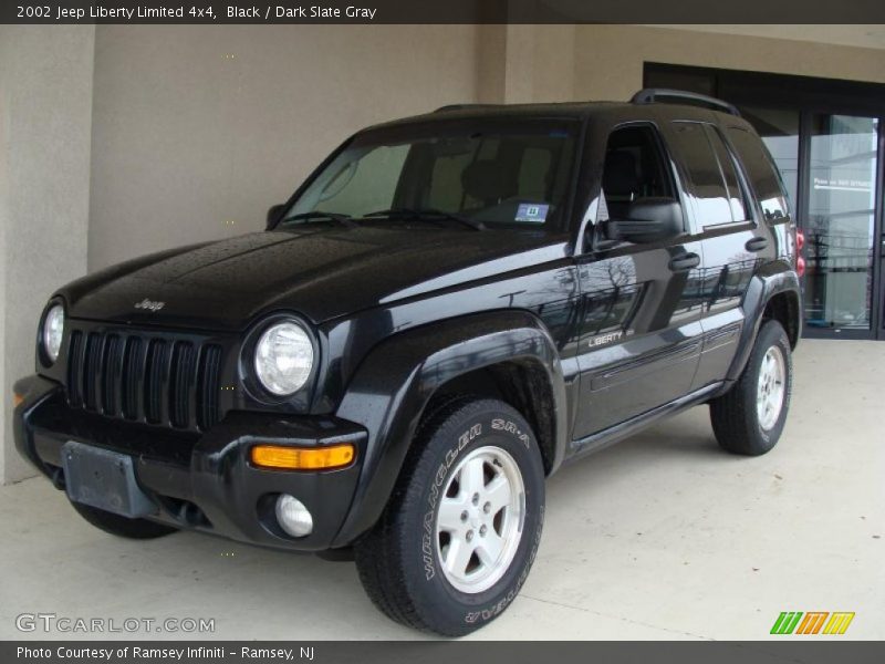 Black / Dark Slate Gray 2002 Jeep Liberty Limited 4x4