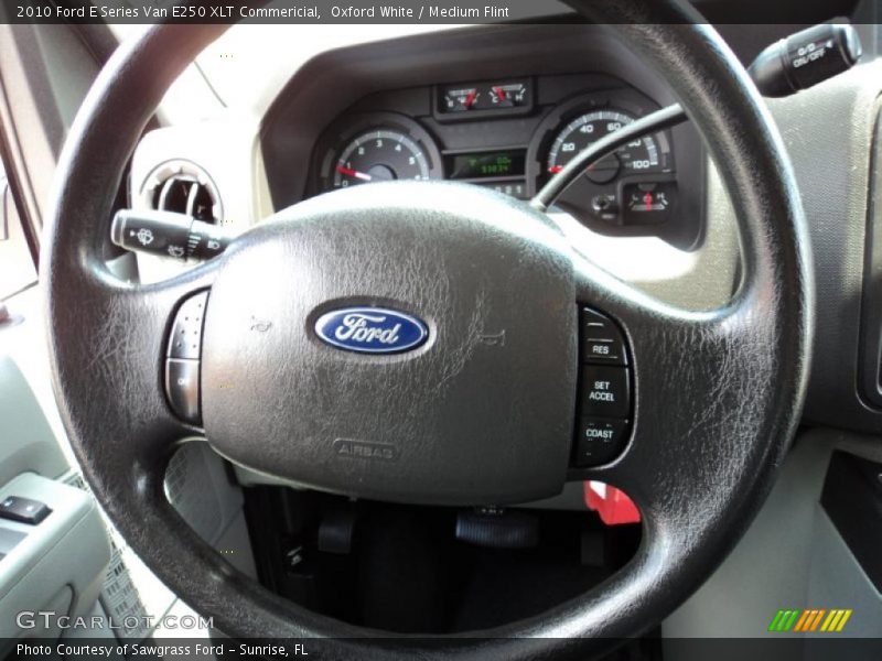 Oxford White / Medium Flint 2010 Ford E Series Van E250 XLT Commericial