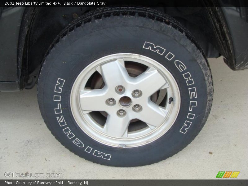 Black / Dark Slate Gray 2002 Jeep Liberty Limited 4x4