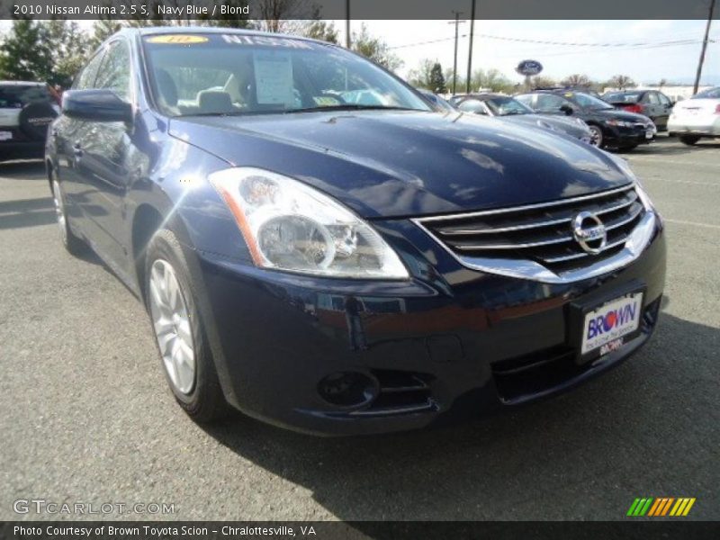 Navy Blue / Blond 2010 Nissan Altima 2.5 S