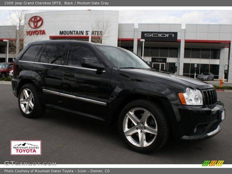 Black / Medium Slate Gray 2006 Jeep Grand Cherokee SRT8