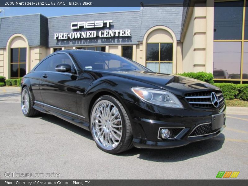 Black / Black 2008 Mercedes-Benz CL 63 AMG