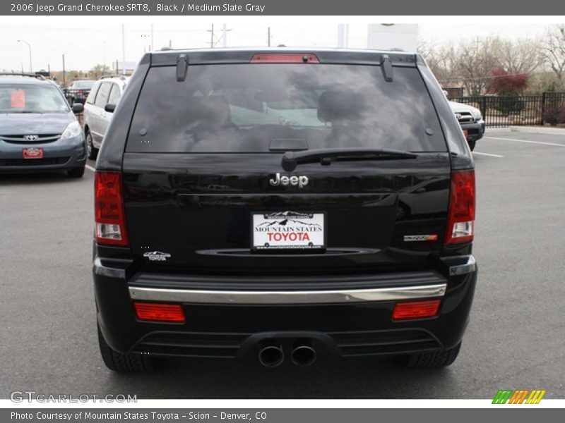 Black / Medium Slate Gray 2006 Jeep Grand Cherokee SRT8