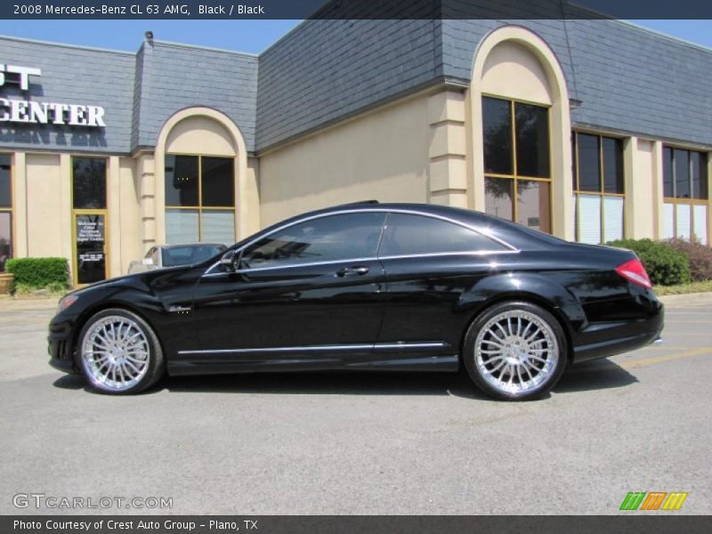 Black / Black 2008 Mercedes-Benz CL 63 AMG