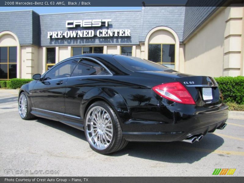 Black / Black 2008 Mercedes-Benz CL 63 AMG