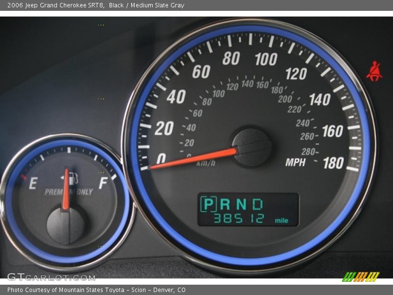 Black / Medium Slate Gray 2006 Jeep Grand Cherokee SRT8