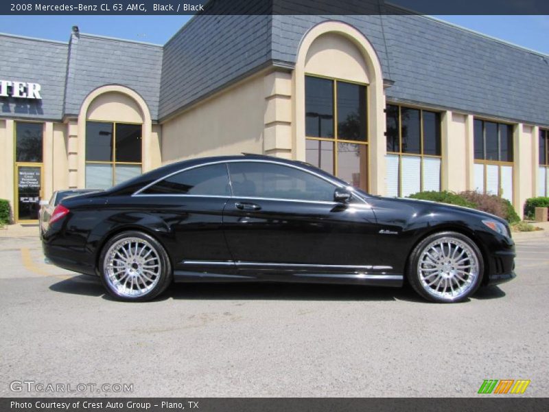 Black / Black 2008 Mercedes-Benz CL 63 AMG