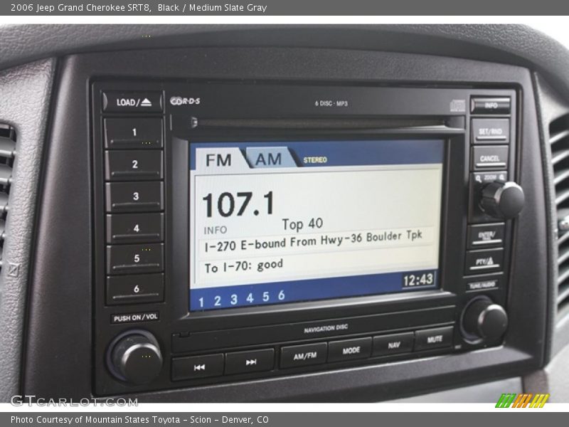 Controls of 2006 Grand Cherokee SRT8