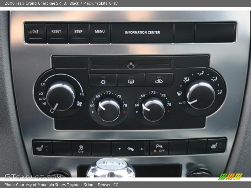 Controls of 2006 Grand Cherokee SRT8