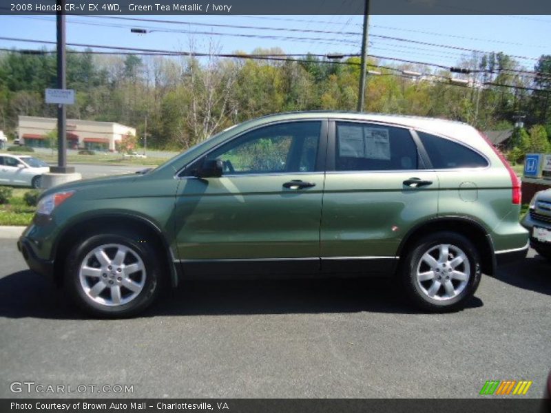 Green Tea Metallic / Ivory 2008 Honda CR-V EX 4WD