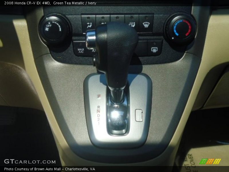 Green Tea Metallic / Ivory 2008 Honda CR-V EX 4WD