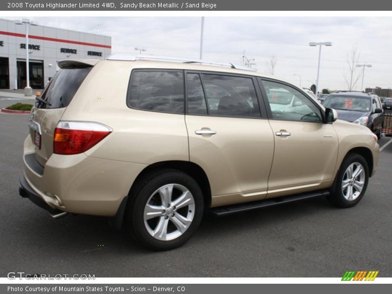 Sandy Beach Metallic / Sand Beige 2008 Toyota Highlander Limited 4WD