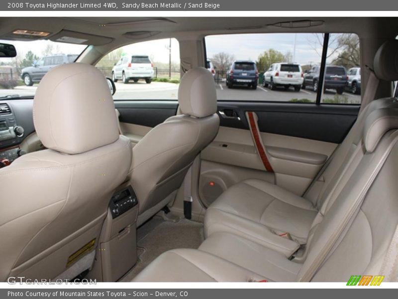 Sandy Beach Metallic / Sand Beige 2008 Toyota Highlander Limited 4WD