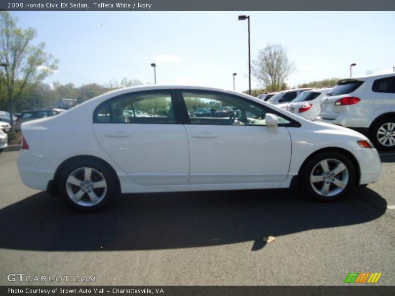 Taffeta White / Ivory 2008 Honda Civic EX Sedan