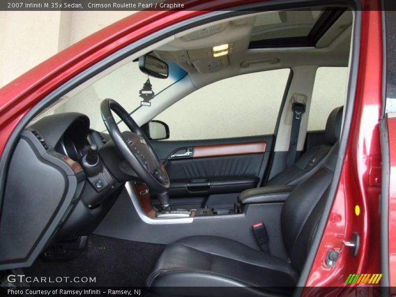 Crimson Roulette Pearl / Graphite 2007 Infiniti M 35x Sedan