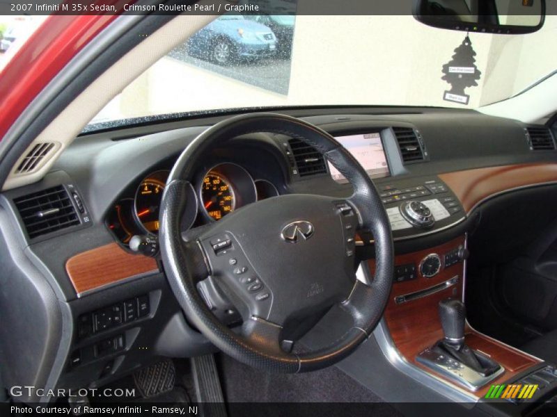 Crimson Roulette Pearl / Graphite 2007 Infiniti M 35x Sedan