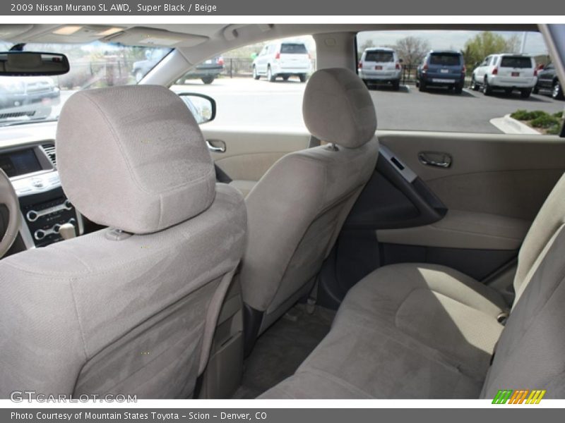 Super Black / Beige 2009 Nissan Murano SL AWD
