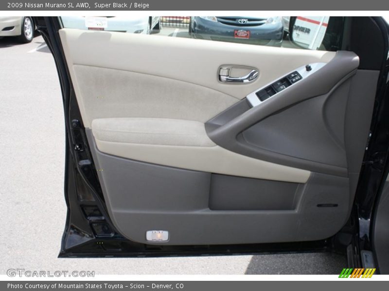 Super Black / Beige 2009 Nissan Murano SL AWD