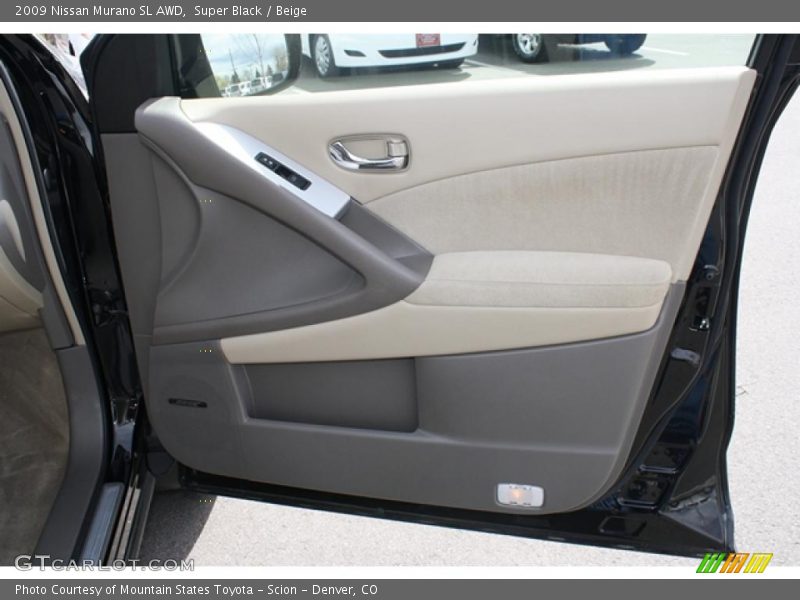Super Black / Beige 2009 Nissan Murano SL AWD