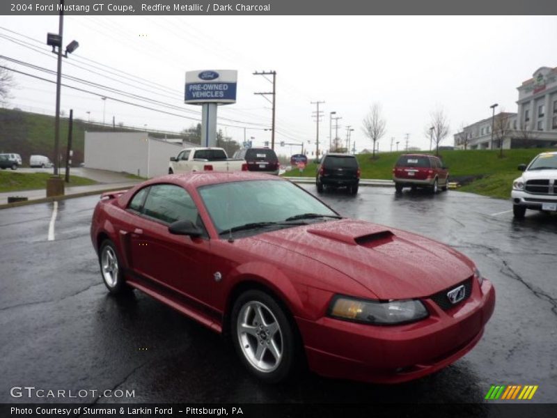 Redfire Metallic / Dark Charcoal 2004 Ford Mustang GT Coupe