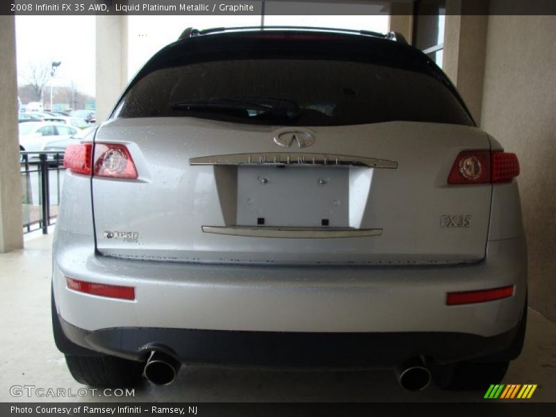 Liquid Platinum Metallic / Graphite 2008 Infiniti FX 35 AWD