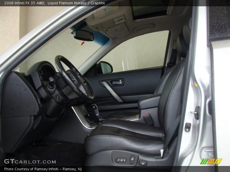 Liquid Platinum Metallic / Graphite 2008 Infiniti FX 35 AWD