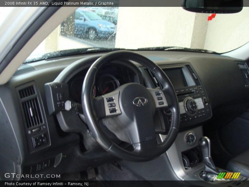 Liquid Platinum Metallic / Graphite 2008 Infiniti FX 35 AWD