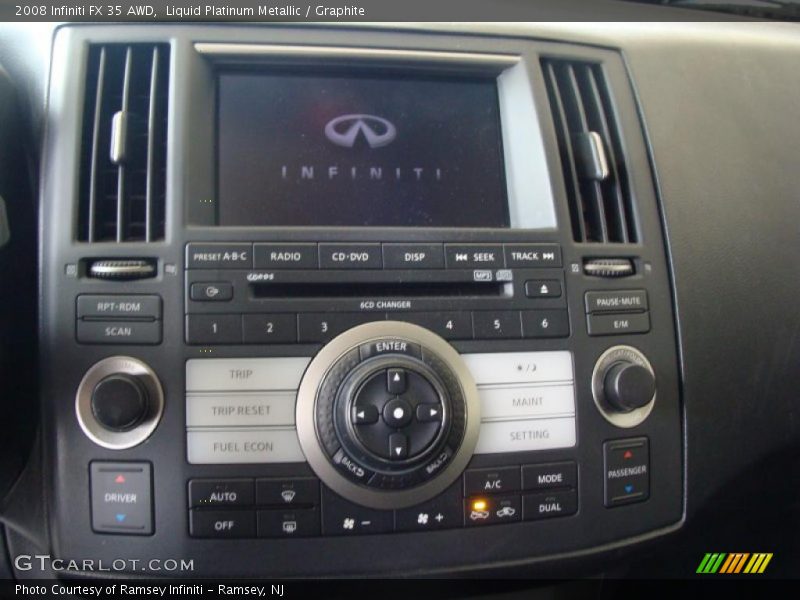 Liquid Platinum Metallic / Graphite 2008 Infiniti FX 35 AWD