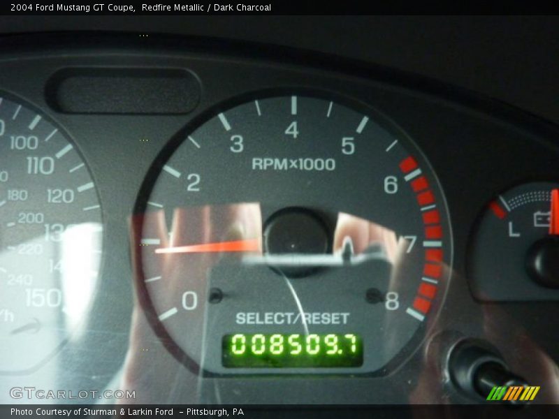 Redfire Metallic / Dark Charcoal 2004 Ford Mustang GT Coupe