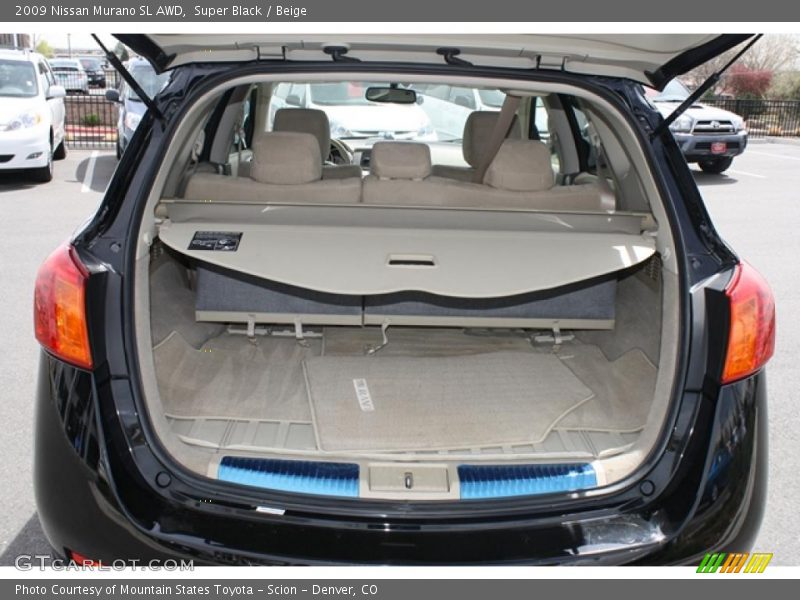 Super Black / Beige 2009 Nissan Murano SL AWD