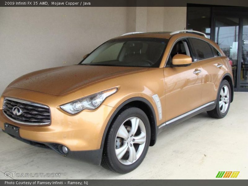 Mojave Copper / Java 2009 Infiniti FX 35 AWD