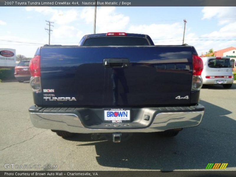 Nautical Blue Metallic / Beige 2007 Toyota Tundra Limited CrewMax 4x4