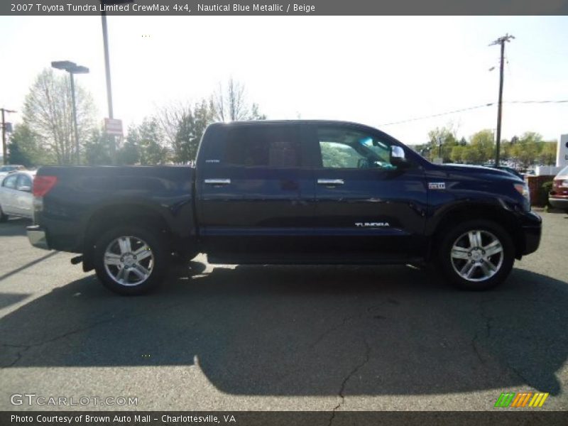 Nautical Blue Metallic / Beige 2007 Toyota Tundra Limited CrewMax 4x4