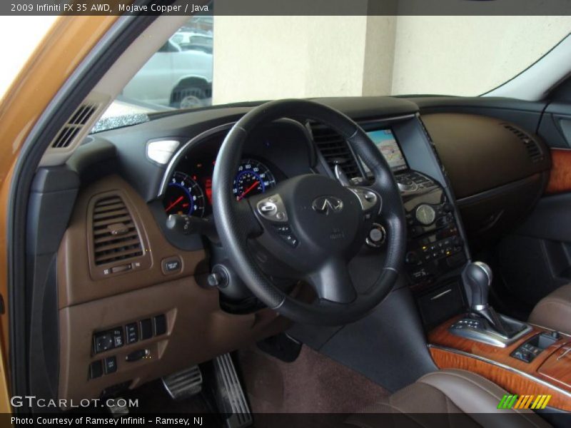 Mojave Copper / Java 2009 Infiniti FX 35 AWD