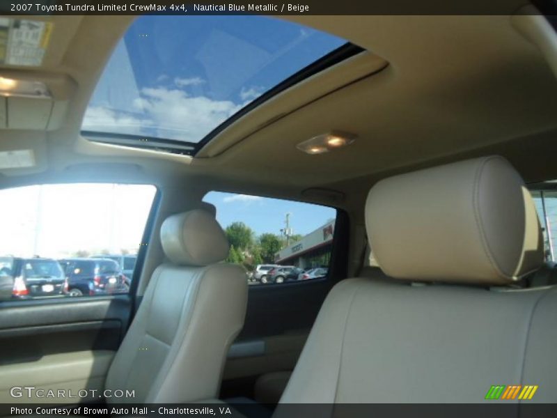 Nautical Blue Metallic / Beige 2007 Toyota Tundra Limited CrewMax 4x4