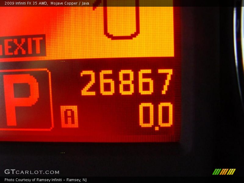 Mojave Copper / Java 2009 Infiniti FX 35 AWD
