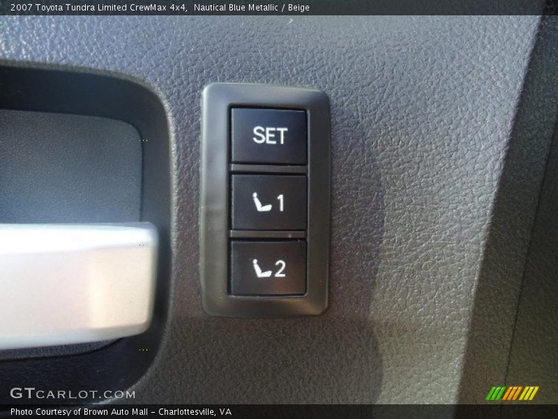 Nautical Blue Metallic / Beige 2007 Toyota Tundra Limited CrewMax 4x4