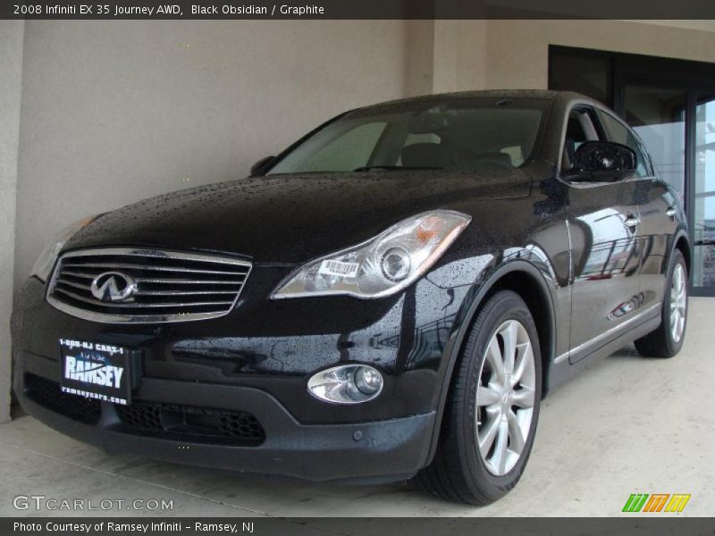 Black Obsidian / Graphite 2008 Infiniti EX 35 Journey AWD
